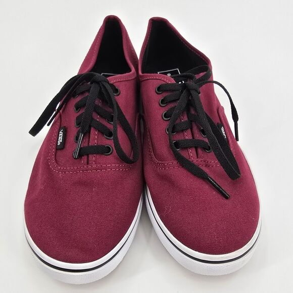 Vans Classics Low Pro Burgundy Unisex Canvas Sneakers Size M 8 W 9.5 NWOB - Picture 2 of 7